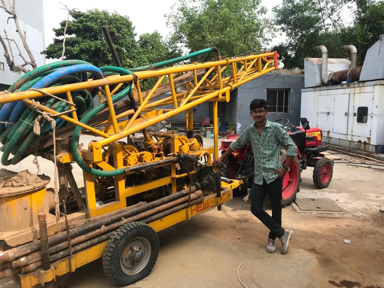 Borewell Drilling Work in Vadodara – Mahisagar Borewell Team on Site